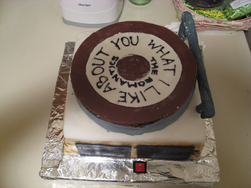 Record Player Cake - 